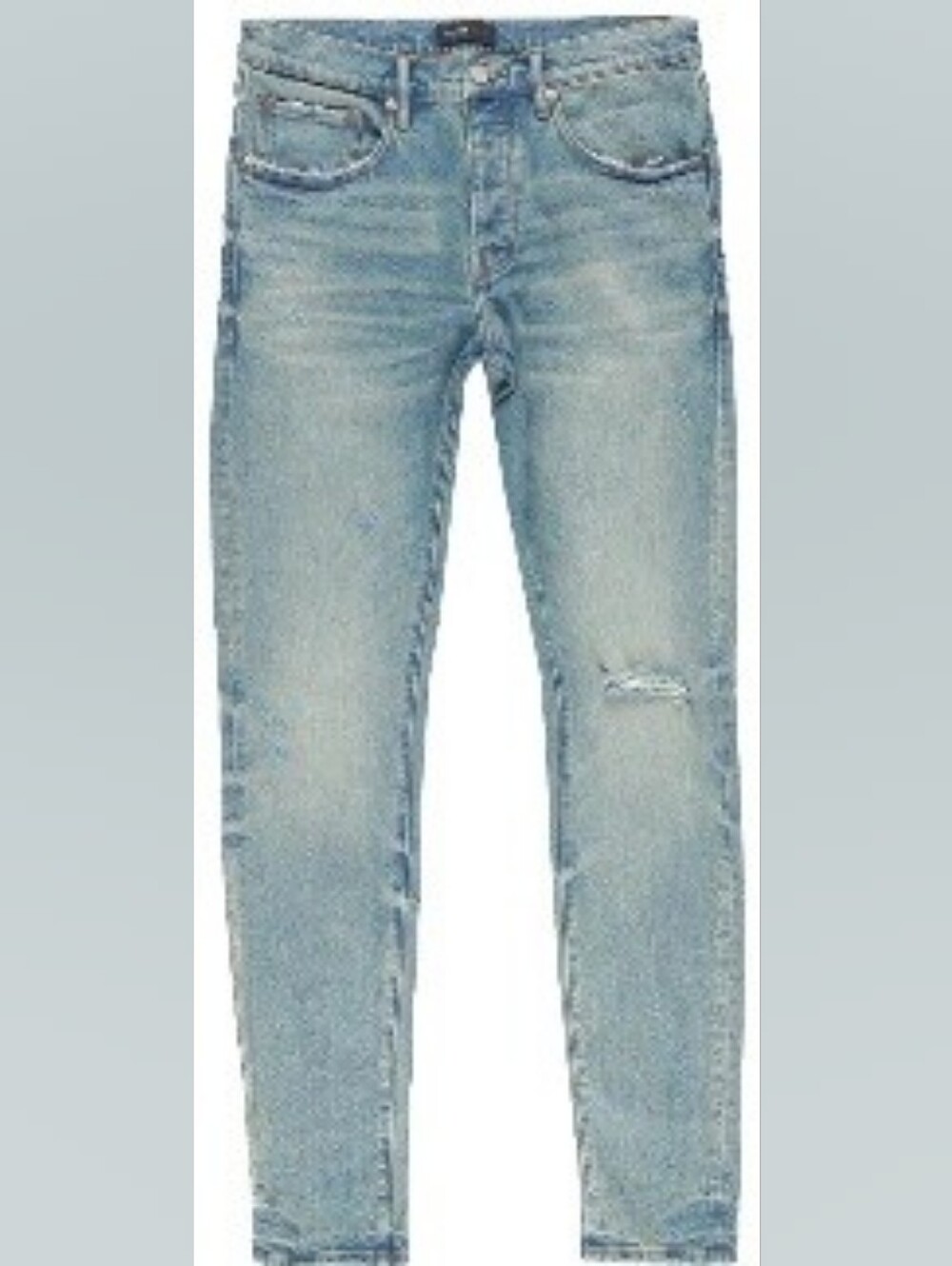 PURPLE BRAND Low Rise Slim Jeans 'Mid Indigo' SZ 36